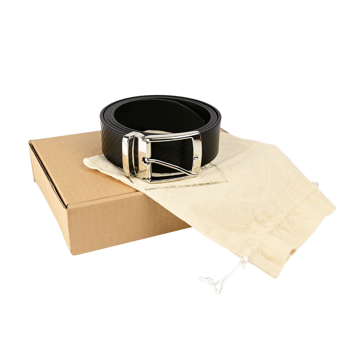 Cintura CARBONIO in vera pelle altezza 3,5 e 4 cm