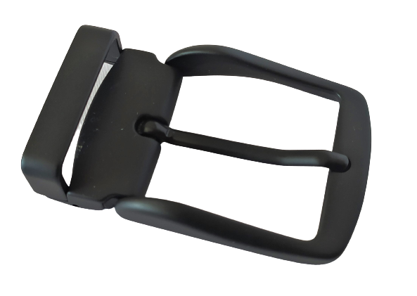 Cintura cavallino disegno nero (total black), accorciabile altezza 4 cm