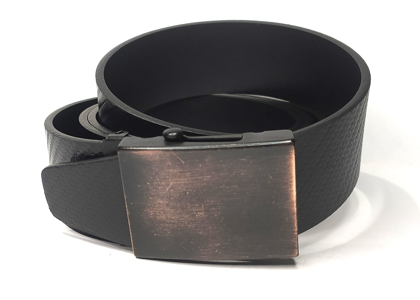 Cintura CARBONIO in vera pelle altezza 3,5 e 4 cm