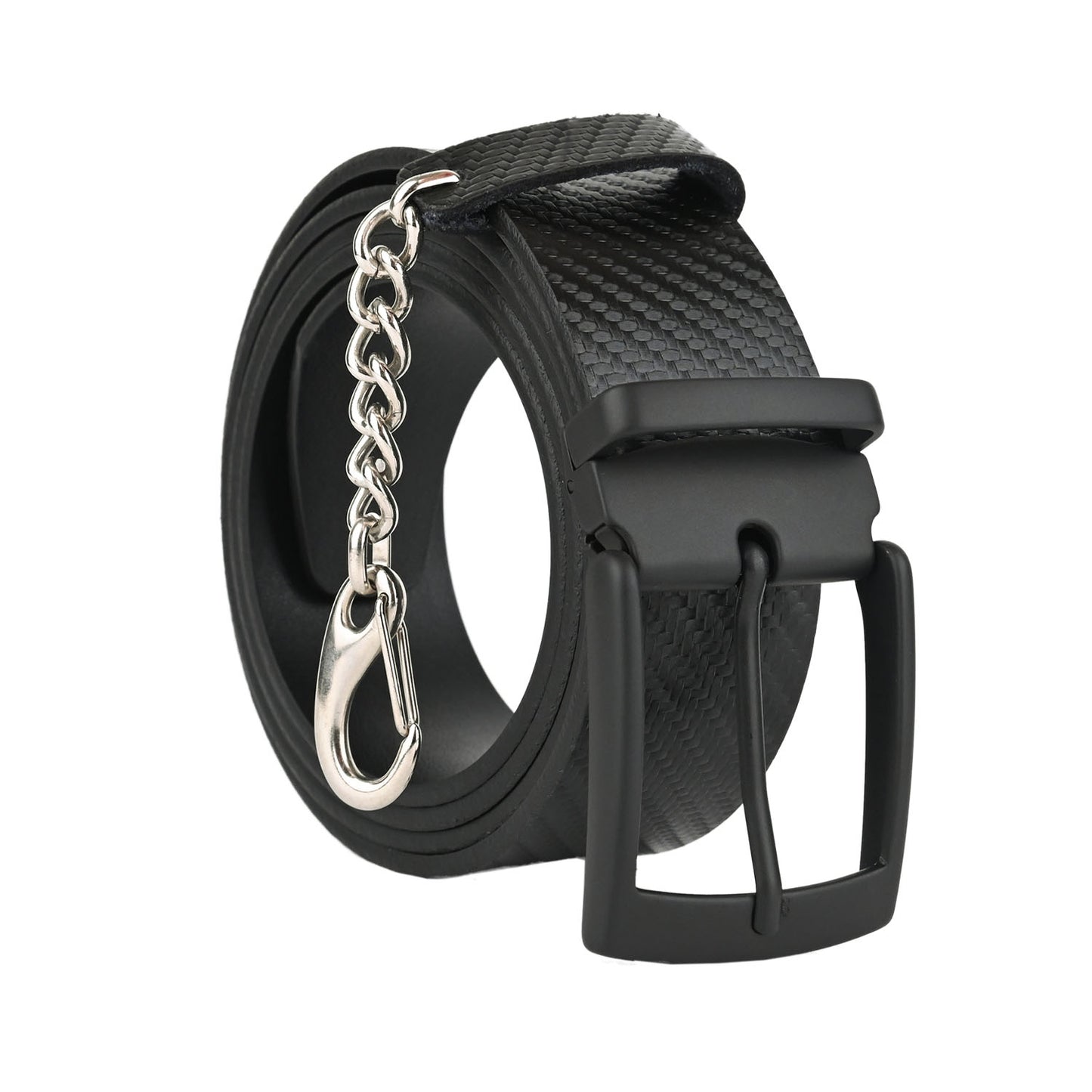 Cintura CARBONIO in vera pelle altezza 3,5 e 4 cm