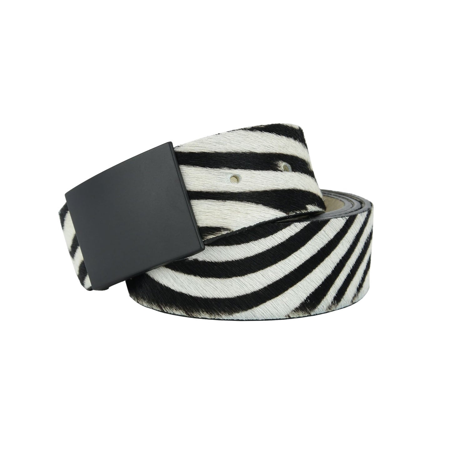 Cintura cavallino disegno zebra , accorciabile altezza 4 cm e 3,5 cm.