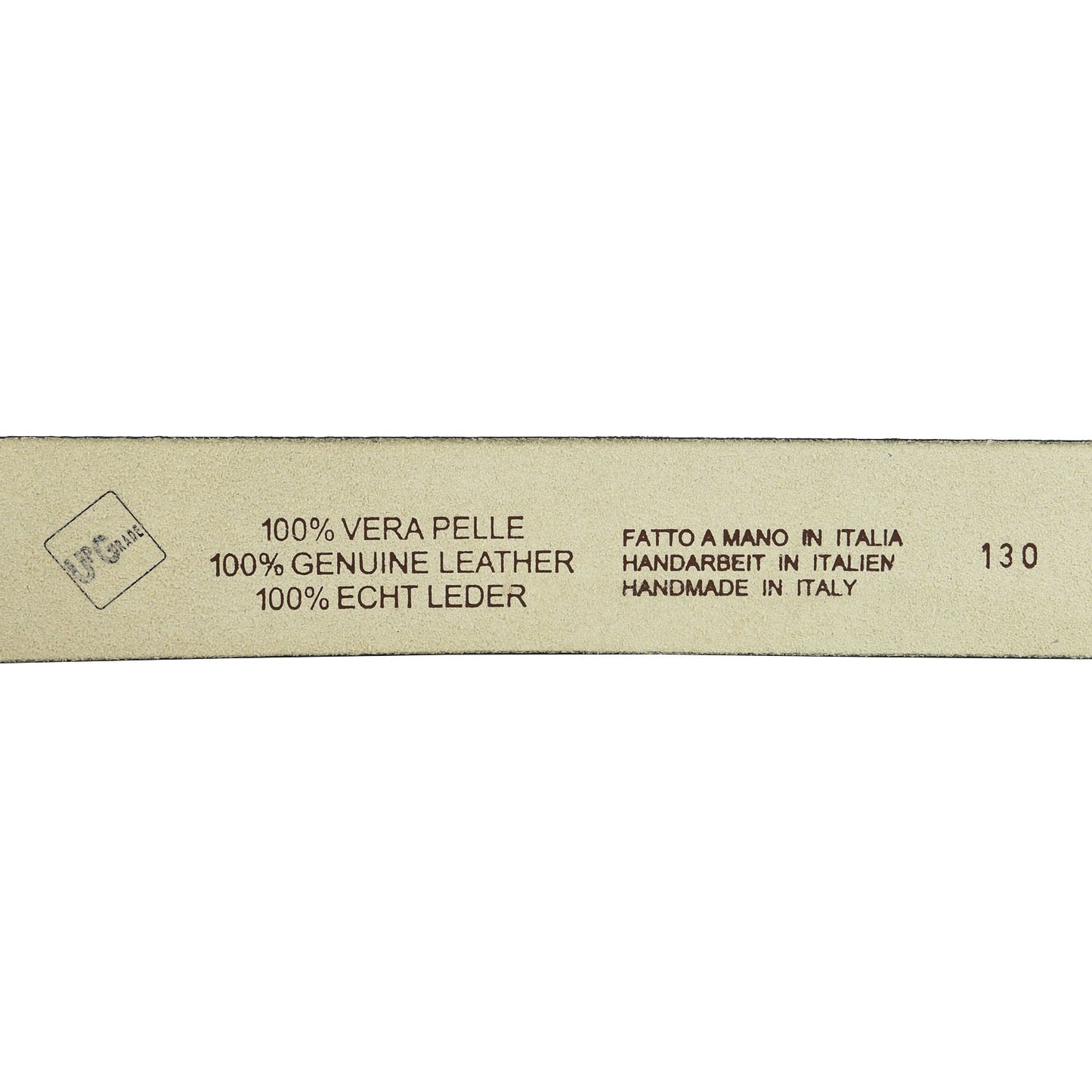 Cintura cavallino disegno mucca, accorciabile altezza 4 cm e 3,5 cm.