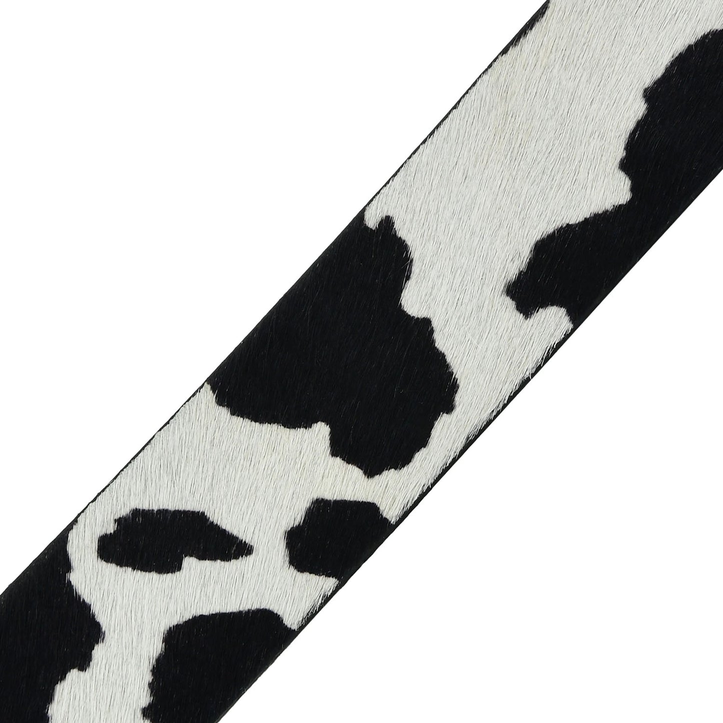 Cintura cavallino disegno mucca, accorciabile altezza 4 cm e 3,5 cm.