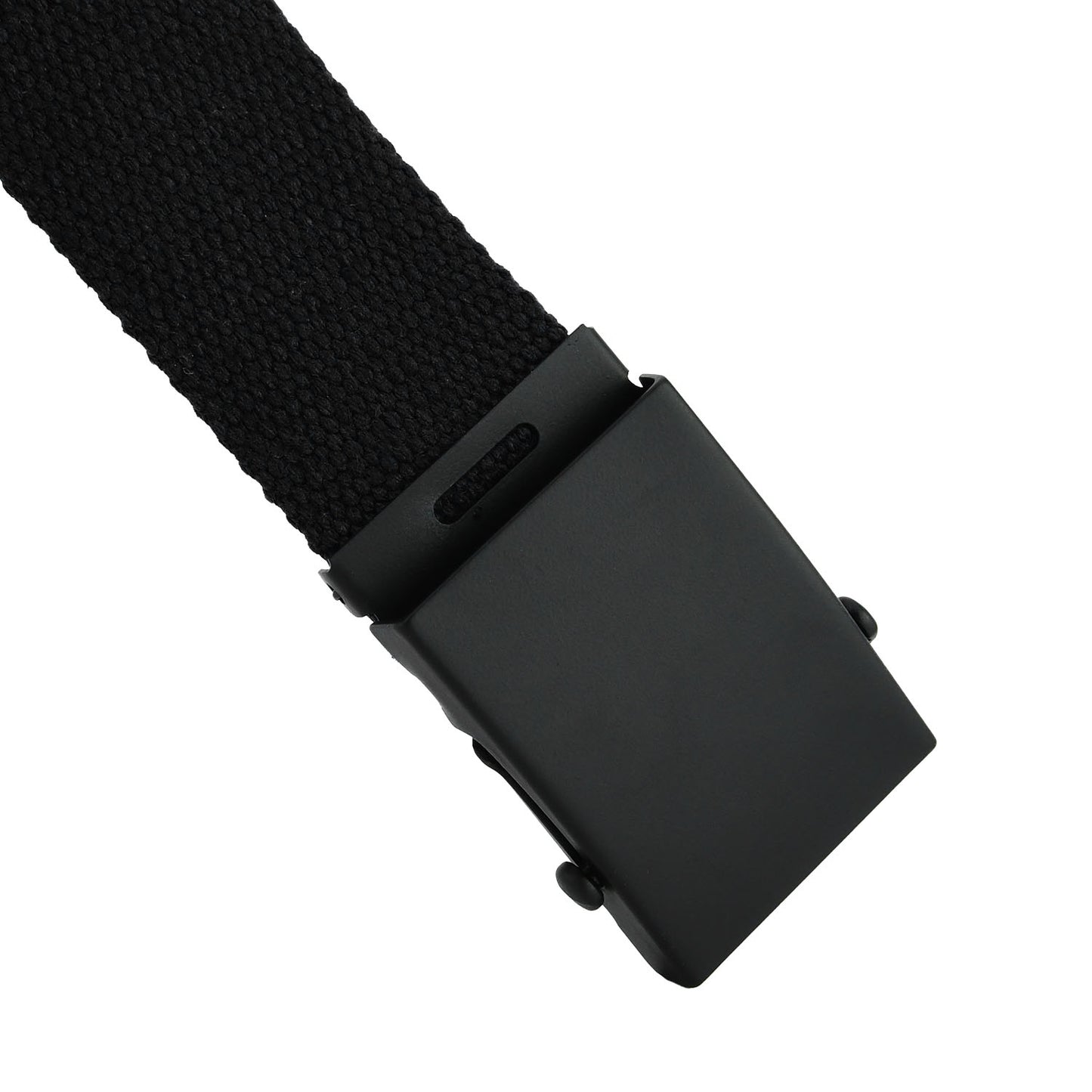 Cintura militare in tela con fibbia scorrevole . Nastro in cotone RIGENERATO ( RECICLED) altezza 4 cm .