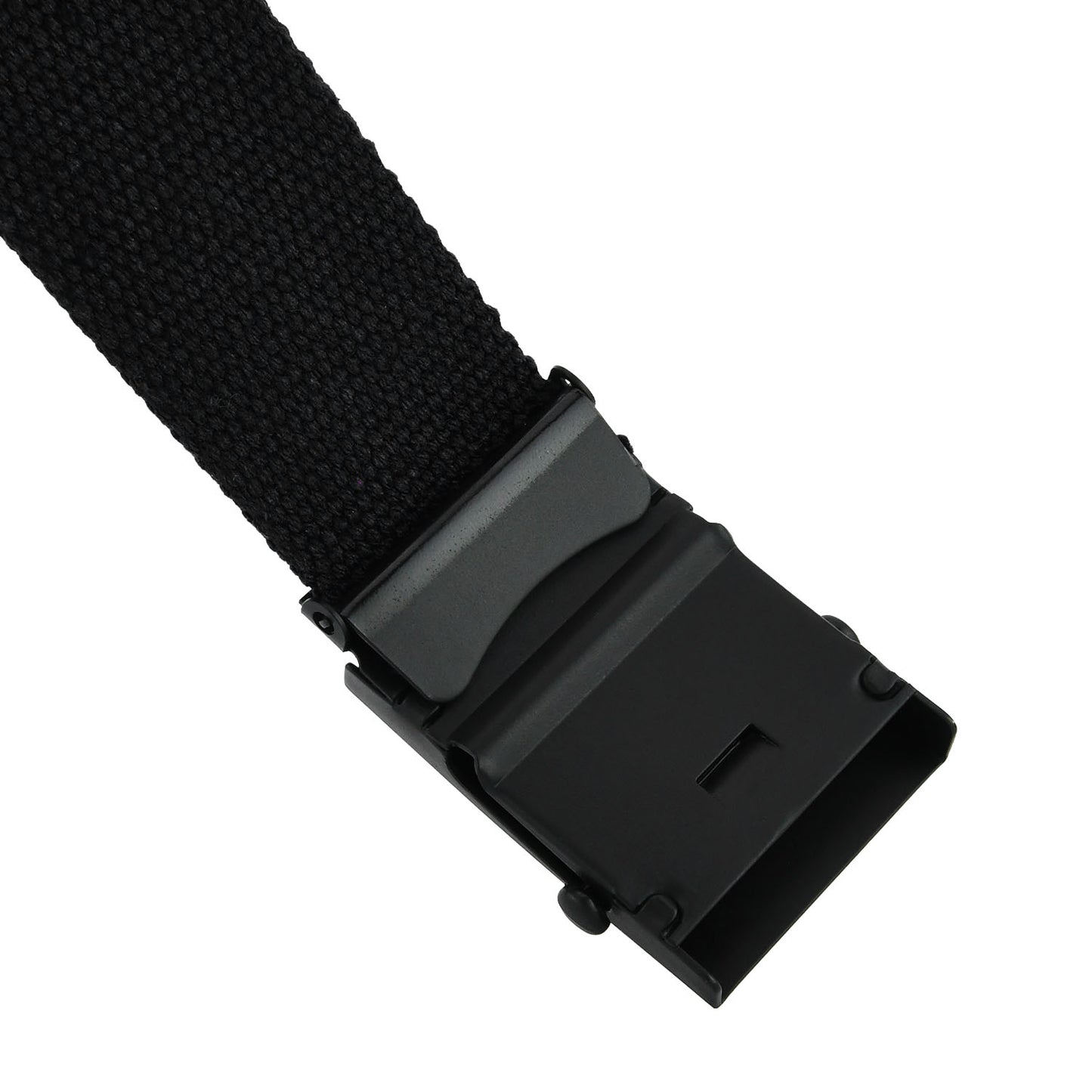 Cintura militare in tela con fibbia scorrevole . Nastro in cotone RIGENERATO ( RECICLED) altezza 4 cm .