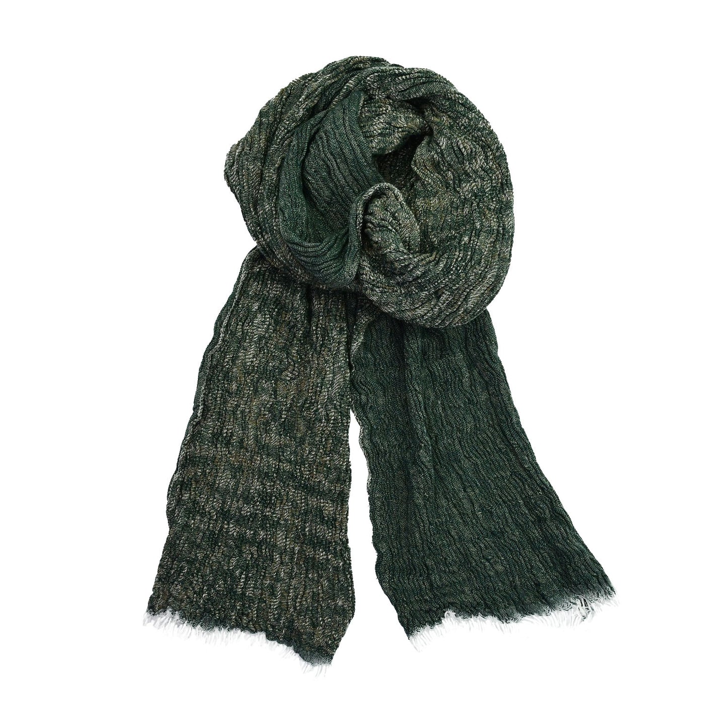 Sciarpe Cozi_Up 100ITALIA Sciarpa unisex Pashmina jaquard effetto stropicciato.Modello Cozy_Up.