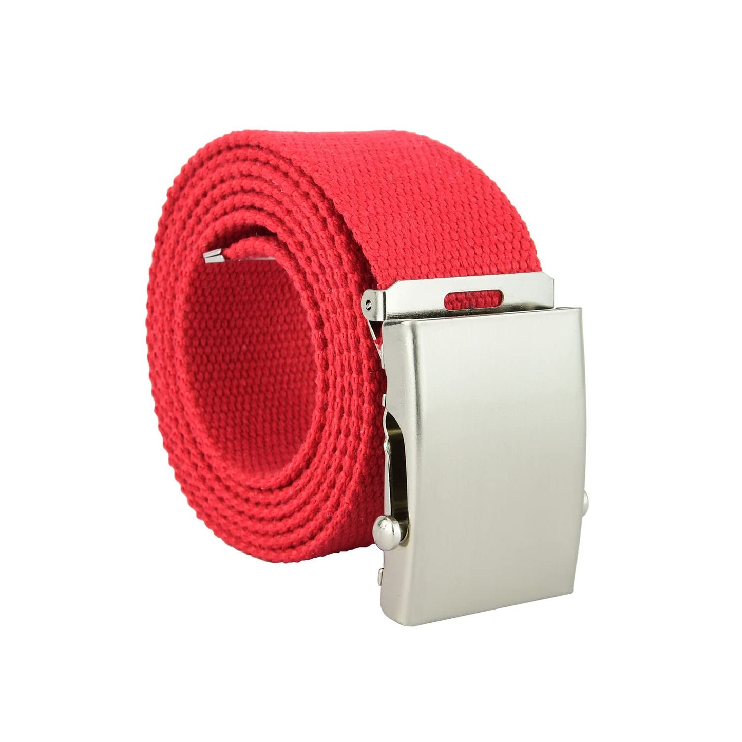 Cintura militare in tela con fibbia scorrevole . Nastro in cotone RIGENERATO ( RECICLED) altezza 4 cm .