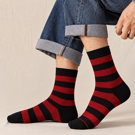 CALZE UOMO CORTA IN FILO SCOZIA ELASTICIZZATO ASSORTIMENTO RIGA ALTA TAGLIA UNICA UOMO 39/44