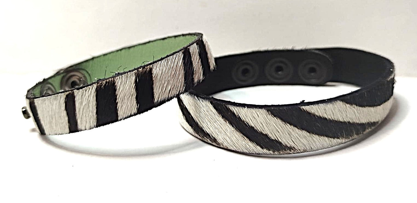 BRACCIALI CAVALLINO IN VERA PELLE E MICROFIBRA