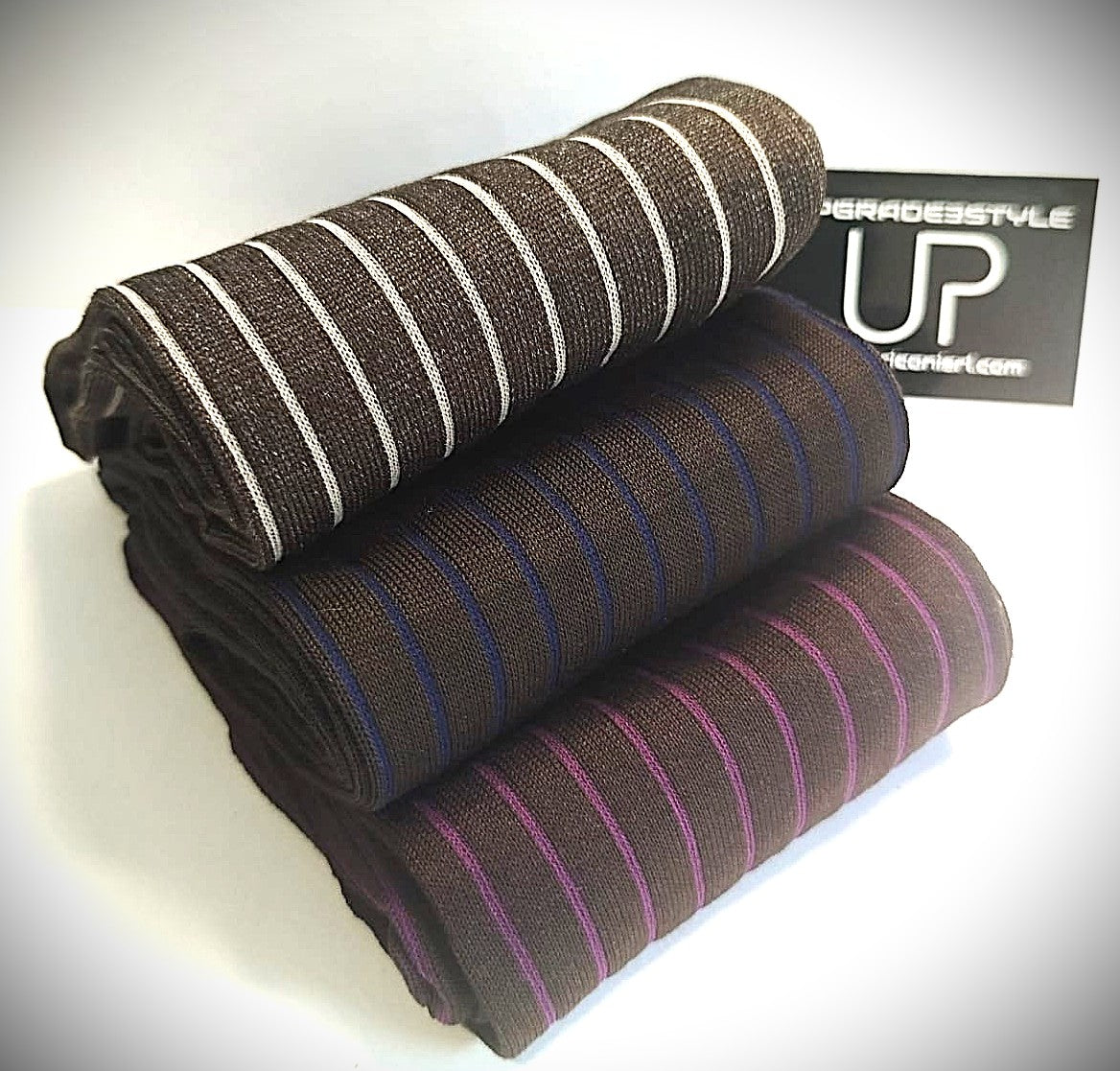 CALZE UOMO LUNGHE ELEGANTI BUSINNES COLLEZIONE MORO/SABBIA LUNGA FILO DI SCOZIA CLASSICO DISEGNO COSTA RIGA VERTICALE