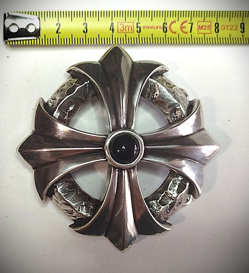 FIBBIE PLACCA STILE BIKERS