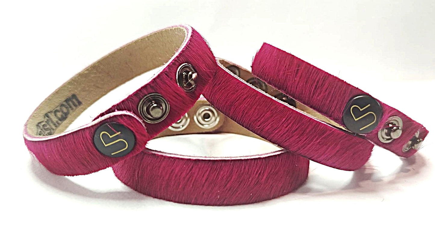 BRACCIALI CAVALLINO IN VERA PELLE E MICROFIBRA