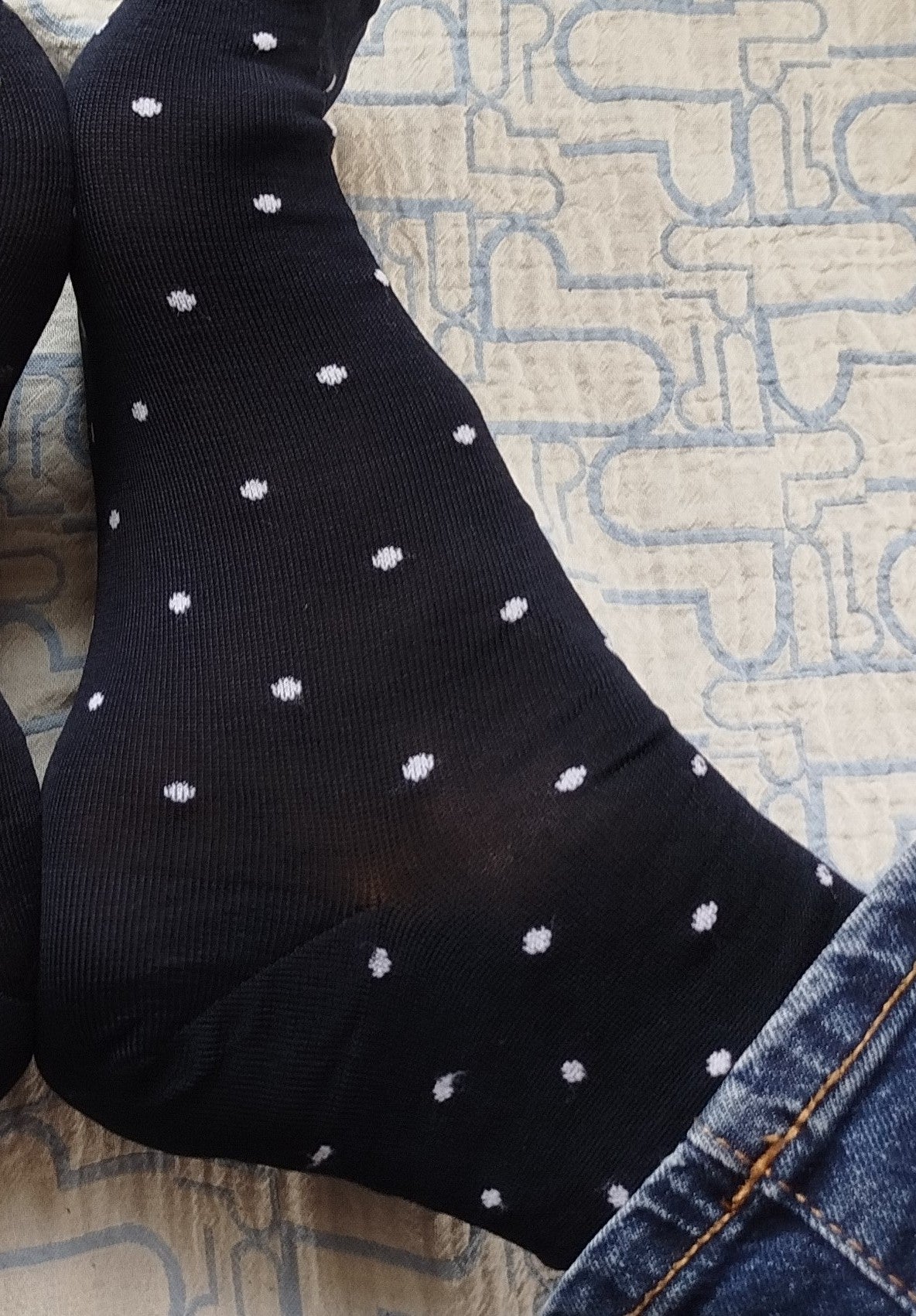 CALZE UOM0 LUNGA IN FILO SCOZIA ELASTICIZZATO ASSORTIMENTO POIS PICCOLO TAGLIA UNICA UOMO 39744