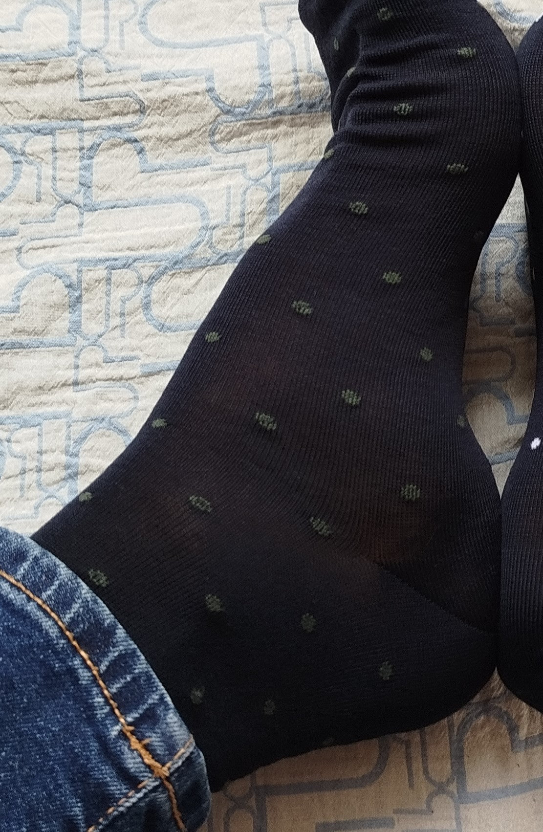 CALZE UOM0 LUNGA IN FILO SCOZIA ELASTICIZZATO ASSORTIMENTO POIS PICCOLO TAGLIA UNICA UOMO 39744