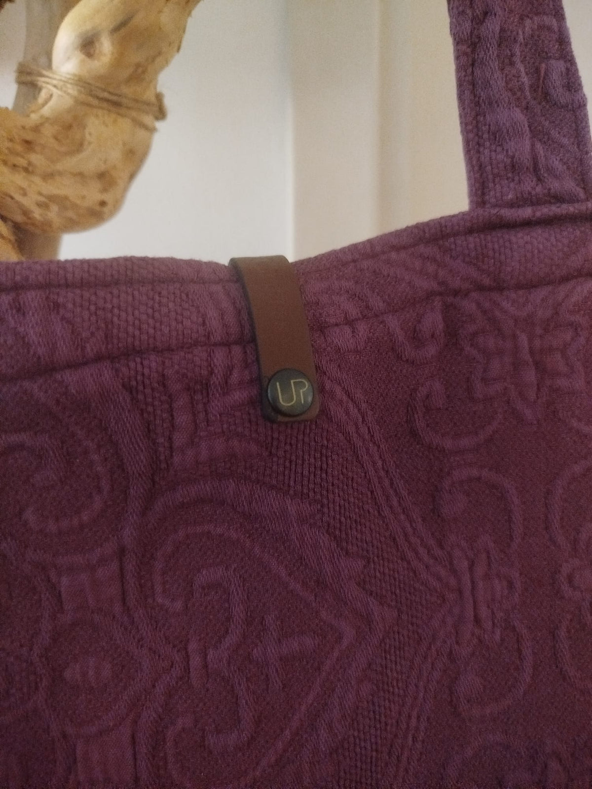 BORSE TOTE BAG BAROCCO SICILIANO IN TESSUTO JAQUARD EFFETTO VINTAGE STROPICCIATO