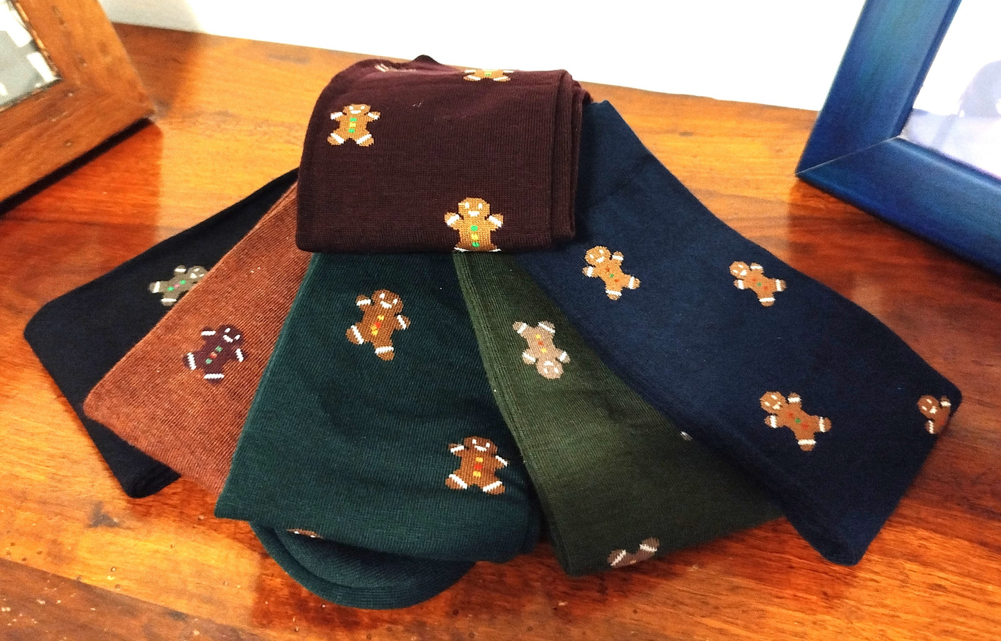 Calze invernali LUNGHE OMINO PAN DI ZENZERO in caldo cotone  in confezione regalo taglia unica donna ragazzo. (Copia)