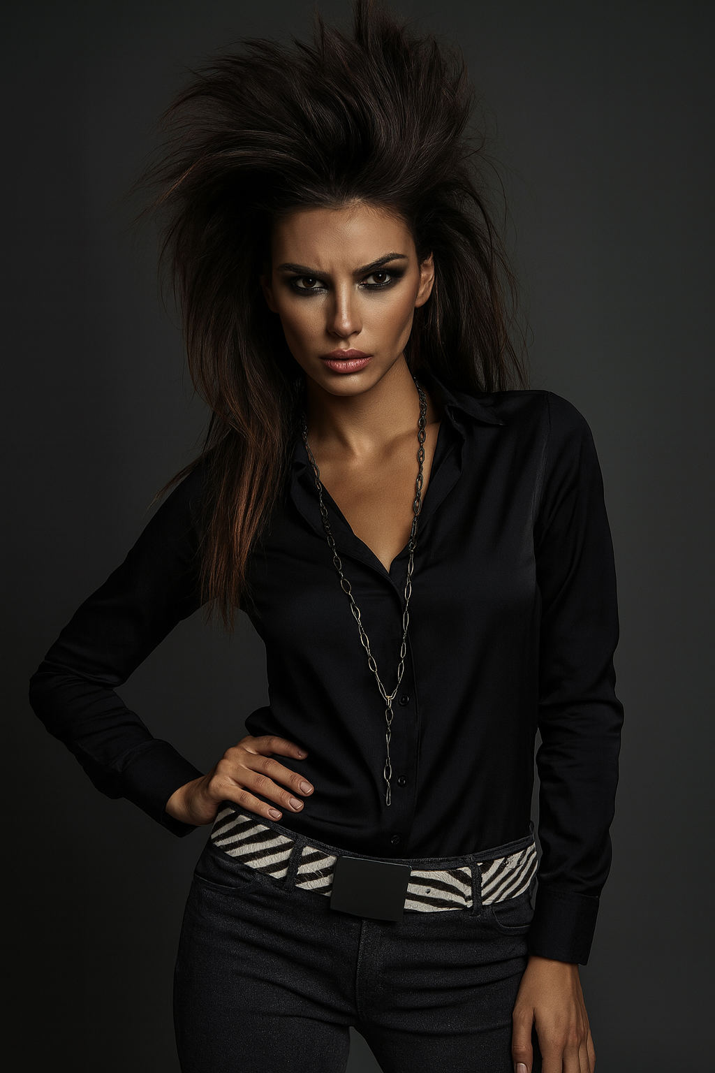 Cintura  cavallino disegno  zebra , accorciabile altezza 4 cm e 3,5 cm.