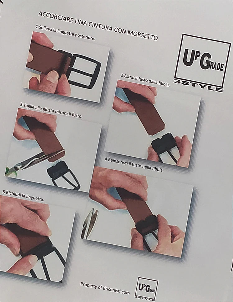 CINTURA CUOIO UNISEX CON FIBBIA 3D CROCE CELTICA