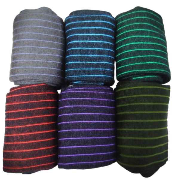 CALZE UOM0 LUNGA IN FILO SCOZIA ELASTICIZZATO ASSORTIMENTO RIGA SOTTILE TAGLIA UNICA UOMO 39744