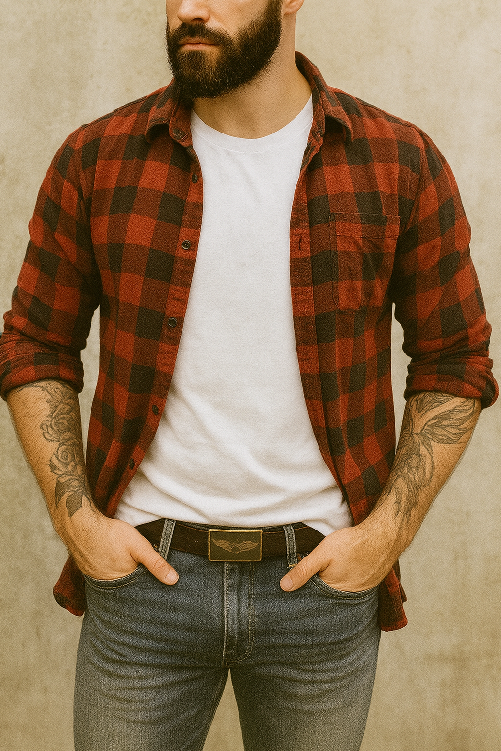 Cintura MILITARE IN CUOIO accorciabile in confezione regalo ECOPACK