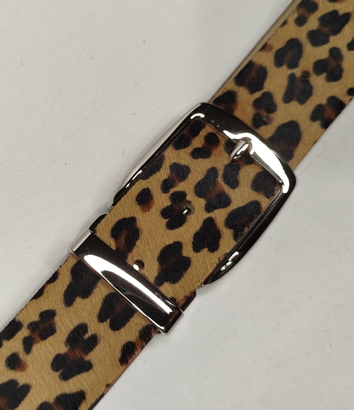 Cintura cavallino H4 cm disegno  LEOPARDO, accorciabile taglia massima cm 125