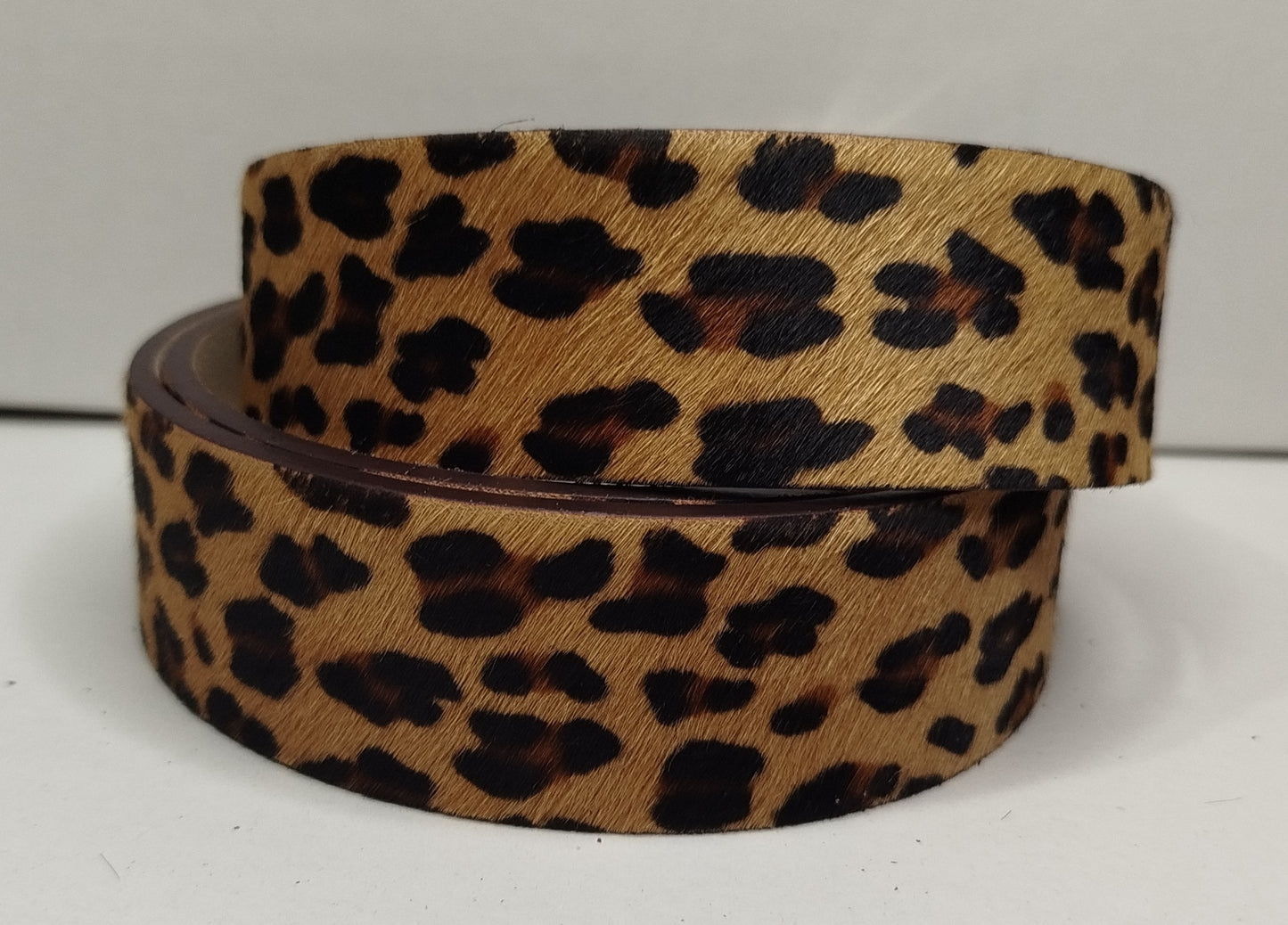 Cintura cavallino H4 cm disegno  LEOPARDO, accorciabile taglia massima cm 125